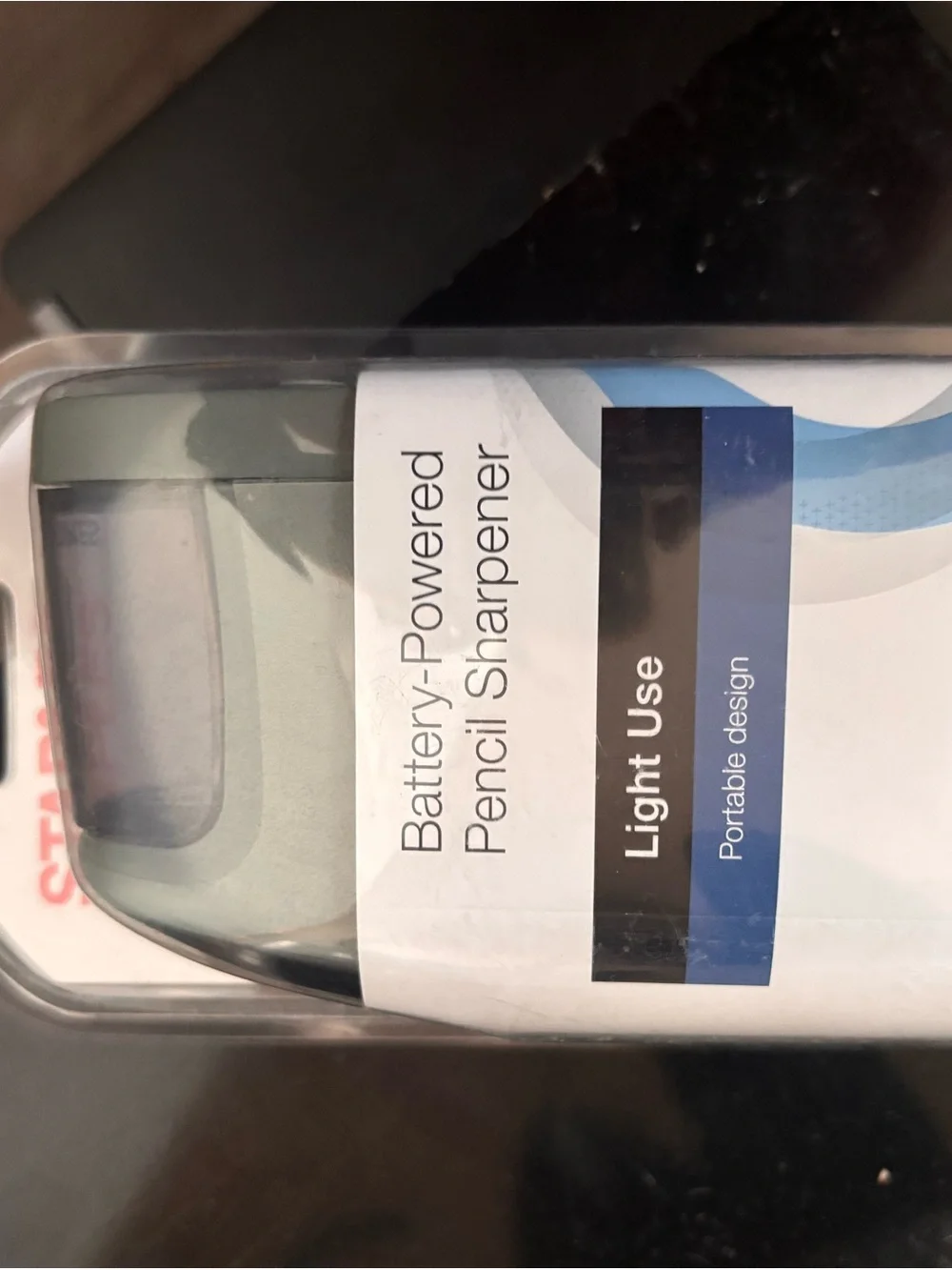 Battery-Powered Pencil Sharpener - Gray